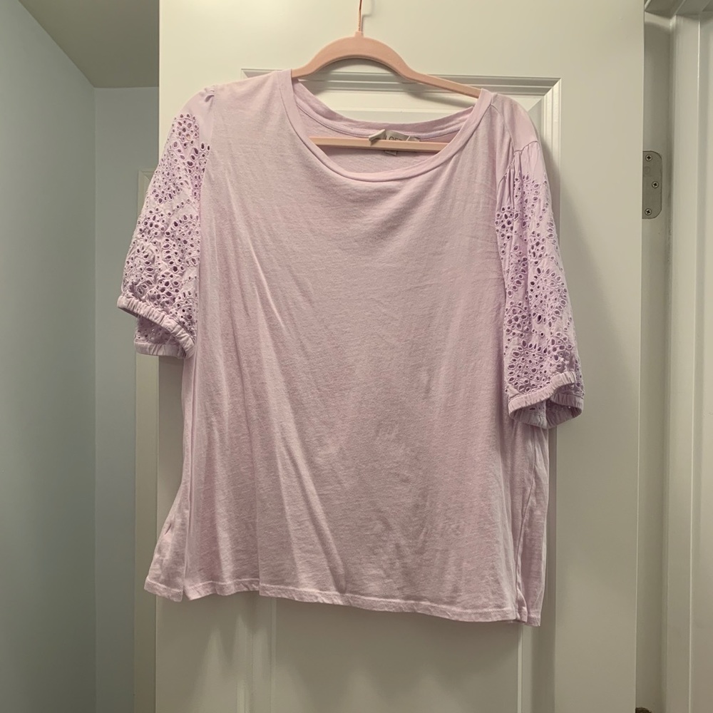 NWOT Loft Lilac Top